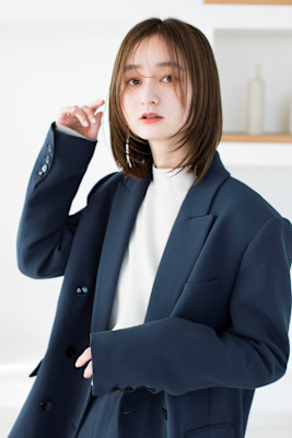 【Totia本通】鎖骨ミディアム×ニュアンスカラー