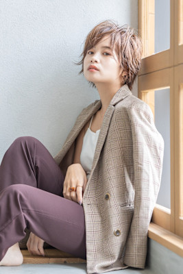 【Totia本通】大人スパイキーショート×カーキアッシ