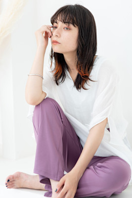 【Totia本通】インナーカラー×ラフミディアム