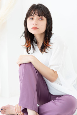 【Totia本通】インナーカラー×ラフミディアム