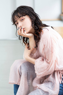 【Totia本通】インナーカラー×ラフミディアム