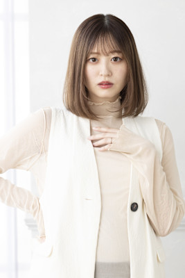 【Totia本通】大人カジュアルボブ×カーキベージュ