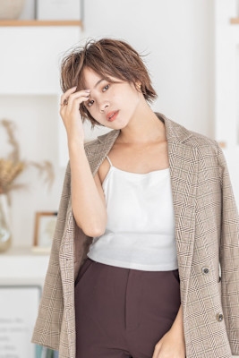 【Totia本通】大人スパイキーショート×カーキアッシ