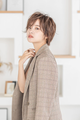 【Totia本通】大人スパイキーショート×カーキアッシ