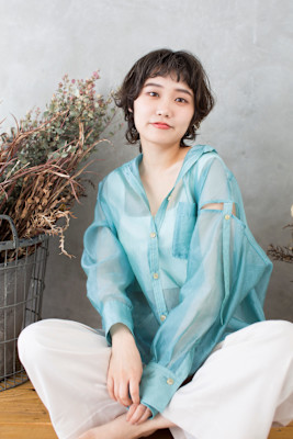 【Totia本通】オン眉ショート×スローカラー