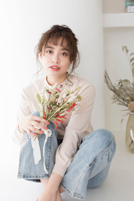 【Totia本通】ルーズアップ×オリーブグレージュ