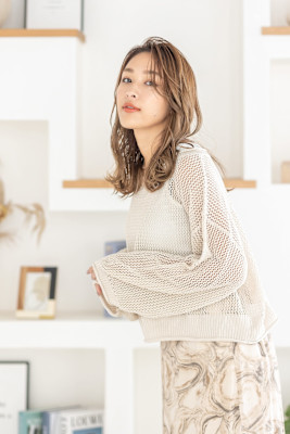 【Totia本通】抜け感ヘア×シークレットハイライト