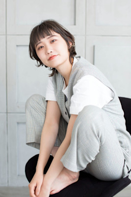 【Totia本通】オン眉ショート×スローカラー