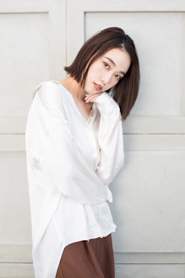 【Totia本通】切りっぱなしボブ×ラベンダーブラウン