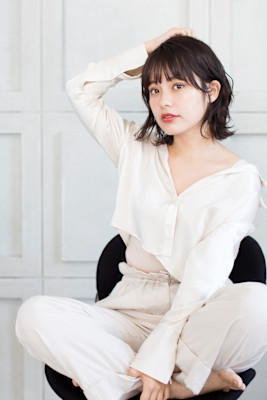 【Totia本通】セミウェットウェーブ×ココアブラウン