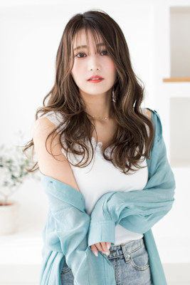 【Totia本通】シースルー前髪×ミルクティーブラウン