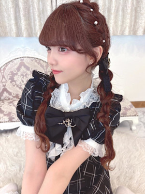 石田萌依ちゃん＊編み込みおさげヘア＊まゆ