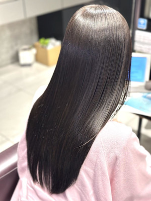 『初回』髪質改善カラー　艶髪　【ちくば。】