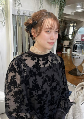 【お呼ばれヘア】