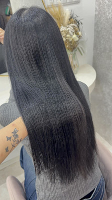 黒髪カタログ/クラゲヘアー/オリーブグレー/ココアベージュ