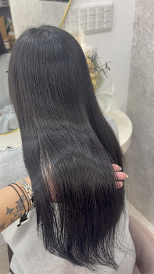 黒髪カタログ/クラゲヘアー/オリーブグレー/ココアベージュ