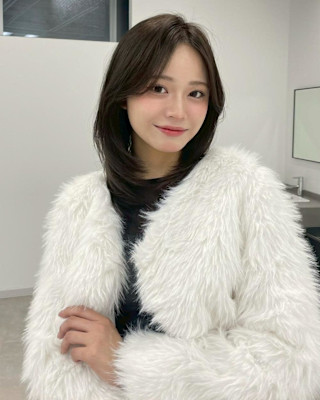 内巻きワンカール　大人ミディアム