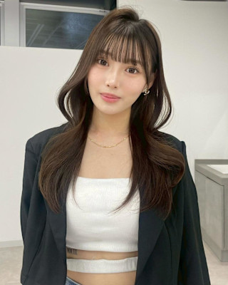 韓国風ロング　くびれ　ロング