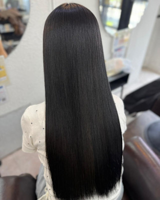 黒髪カタログ/クラゲヘアー/オリーブグレー/ココアベージュ