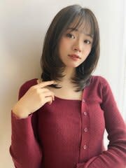顔周りレイヤーカット【くびれ　レイヤー　髪質改善　銀座】