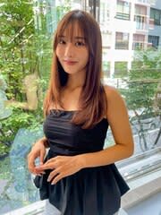 顔周りロングレイヤーカット【銀座】