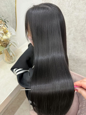 黒髪カタログ/オリーブグレー/小顔ヘア/ココアベージュ