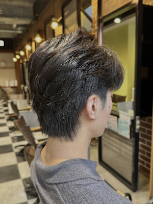 くせ毛こそ！センターパート