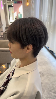 小顔へア/髪質改善/ブリーチなしカラー／ヘアアレンジ