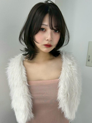 外はねくびれミディアム　