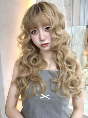 《巴結生》ミルクティーベージュ/ハイトーンカラー