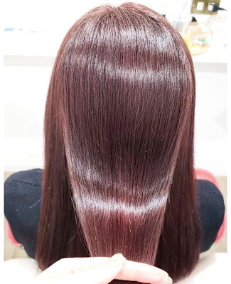 【酸熱トリートメント】ピンクラベンダーカラー