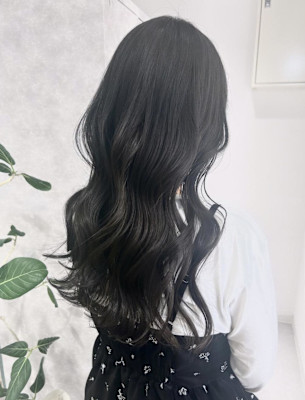 Nanaka/地毛風カラー/ブルーブラック