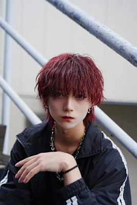 ウルフカット/マッシュウルフ/メンズウルフ/スパイラルパーマ