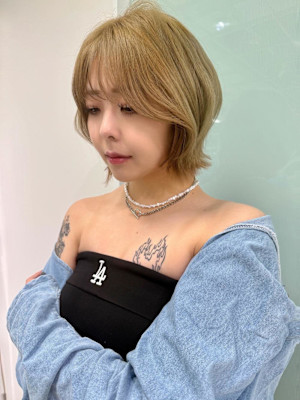 アサミ＊【新潟/万代】ハイトーンボブ