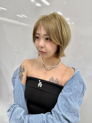 アサミ＊【新潟/万代】レイヤーボブスタイル