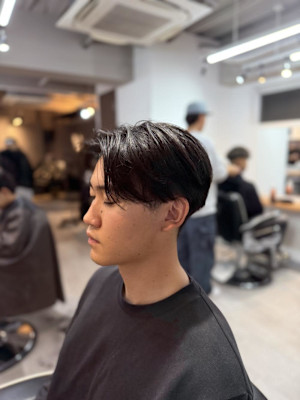 神田脩弥/センターパート/毛流れ