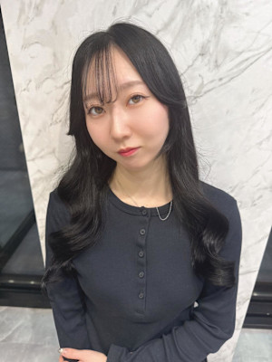 小顔ヘア/髪質改善/ブリーチなしカラー/ヘアアレンジ