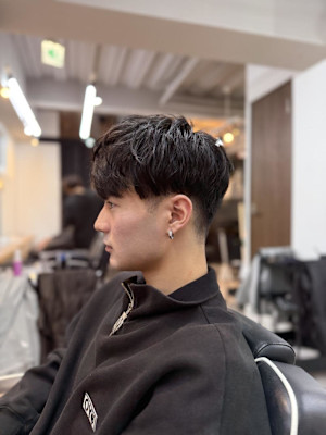 神田脩弥/刈り上げマッシュ/束感マッシュ