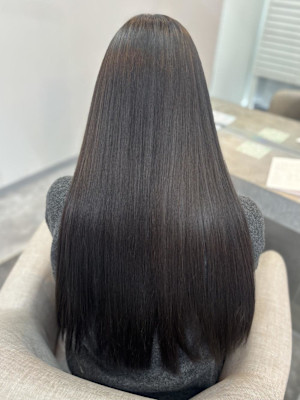 小顔ヘア/髪質改善/ブリーチなしカラー/ヘアアレンジ