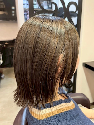 【オリーブカラー】で冬の外ハネスタイル★赤羽美容室/赤羽駅