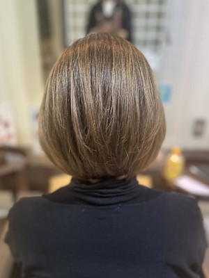 イルミナカラーで白髪ぼかしカラー