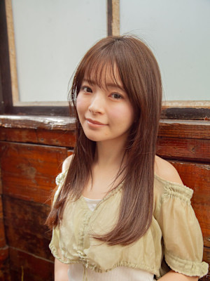 ツヤ感ロングレイヤー