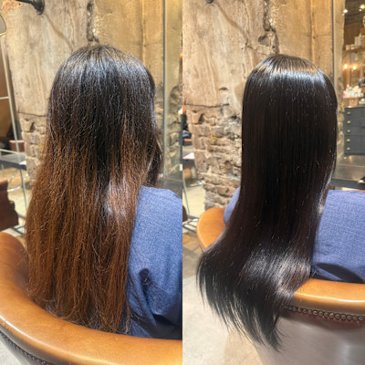 【毛先まで】ダメージレス縮毛矯正