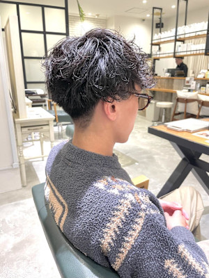 メンズパーマ/20代30代/大橋