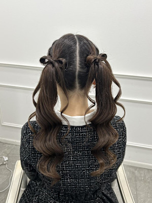 ぷるんとツイン×ひもりぼんでちょっぴり大人に♪ ＊ひな＊