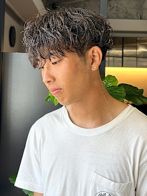 波巻きシャドウパーマ