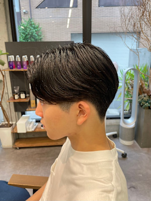 毛流れセンターパート