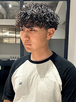 波巻きプードルパーマ