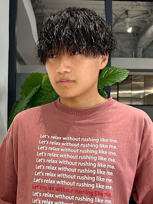 ソフトツイスパ/刈り上げマッシュ