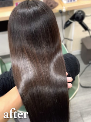 【ダメージレス縮毛矯正】 ［髪質整形］美髪ストレート